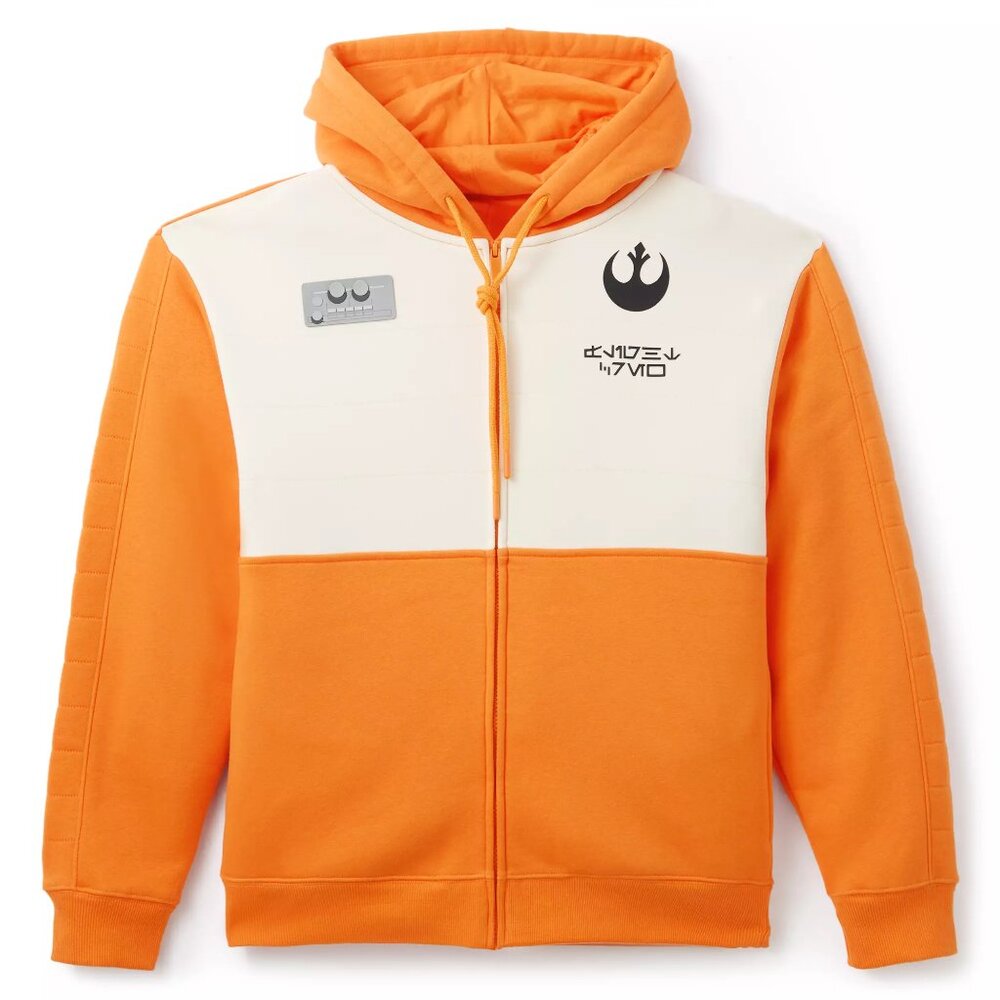 NWT Disney Star Wars Resistance Rebel Pilot Fleece Hoodie 2XL XXL